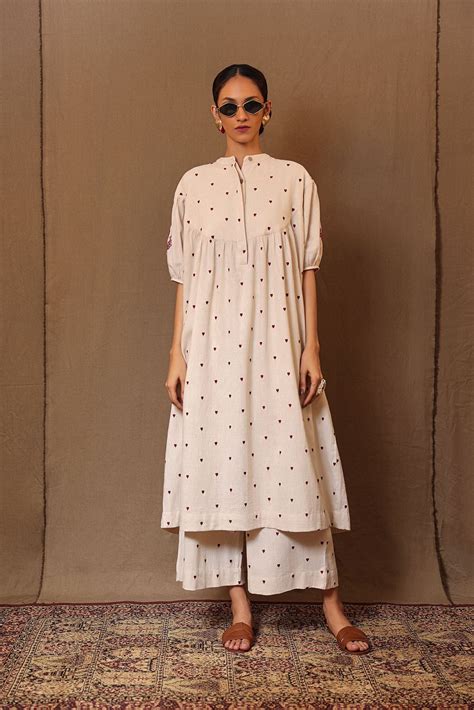 Buy Handwoven Pure Cotton Tunic Dress by MATI-Sustainable & Ethical ...