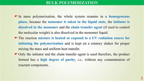 Image result for Bulk Polymerization Process