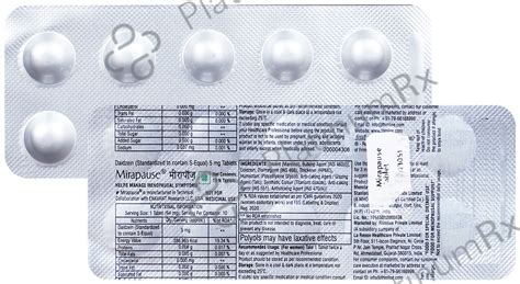 Buy Mirapause 5mg Tablet 10s Online: Uses, Side Effects and Price ...