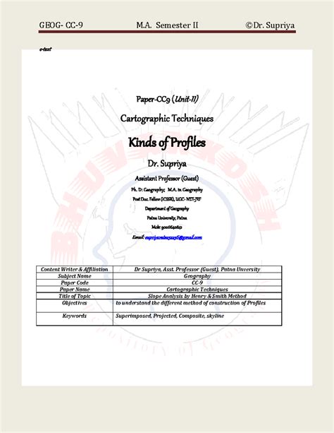 MAGeog 114 - Help ful note - e-text Paper-CC 9 ( Unit-II) Cartographic ...
