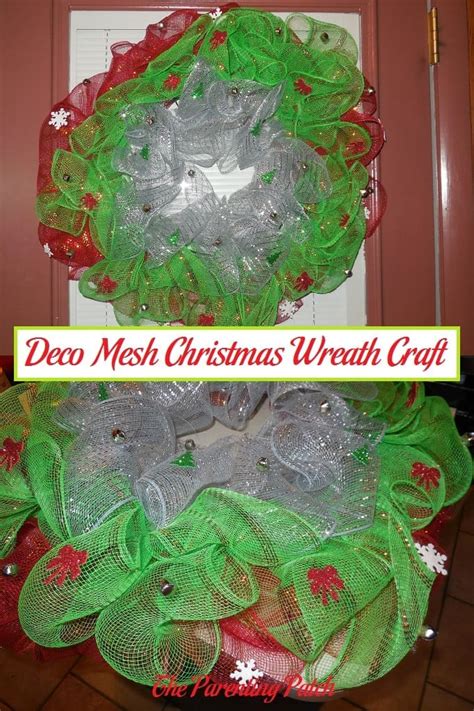 Christmas Wreath Tutorials Using Deco Mesh 的图像结果