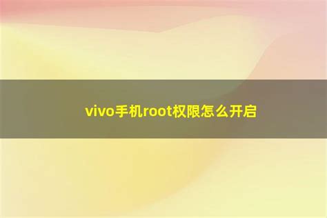 vivo+android+root,vivo手机怎么获取root权限？vivo手机一键ROOT教程
