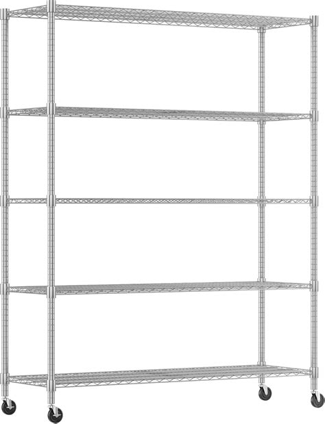 Homdox 5 Tier Storage Racks and Shelving, 24x60x82 India | Ubuy