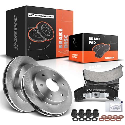 A-Premium 11.61 inch (295mm) Front Vented Disc Brake Rotors + Ceramic ...