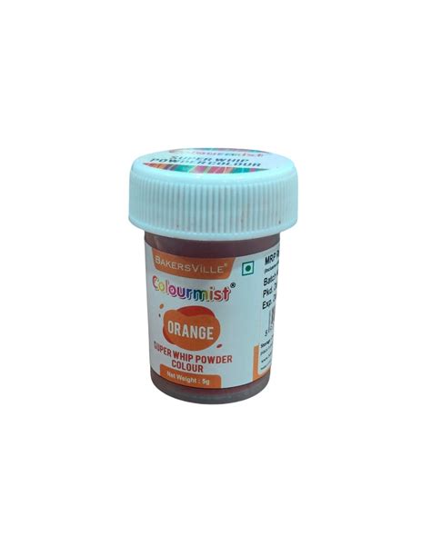 Bakersville Orange Super Whip Powder Colour - 5g – Bakeworld Retails ...