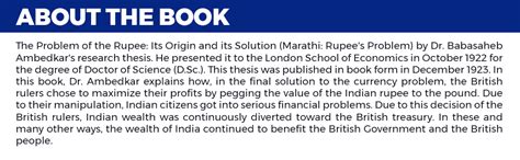 Buy The Problem Of Rupee : Its Origin And Its Solution Book Online at ...