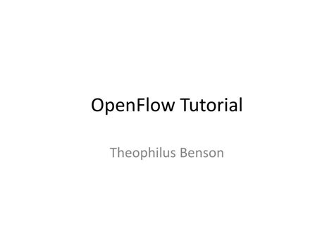 Image result for OpenFlow 1.3 Tutorial