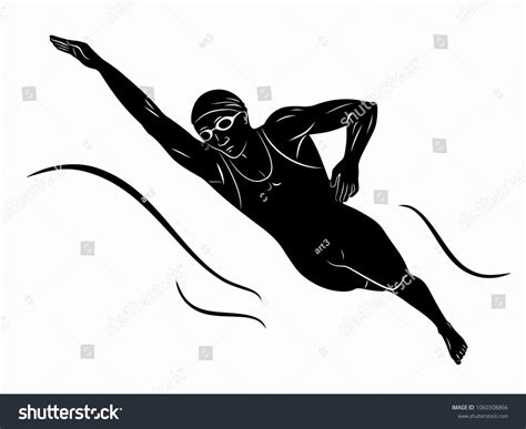 Swimming Black and White 的图像结果