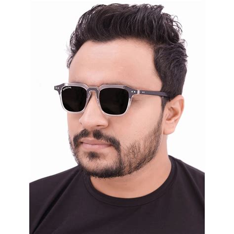 Buy ROYALTAIL Unisex Black Glass and Black Frame Square Kingsman-01 ...