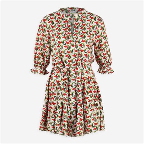 Weißes Midikleid mit Blumenmuster - TK Maxx de