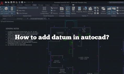 Image result for AutoCAD Using Datums