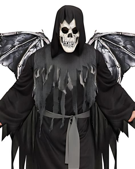 Grim Reaper Costume With Wings for 🎃 order! | Horror-Shop.com