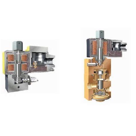 Namur Solenoid Valve - 5 Way Inline Poppet Namur Solenoid Valve ...