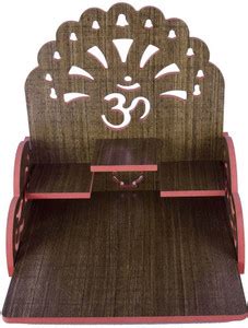 URV ENTERPIRES Engineered Wood Home Temple Solid Wood Home Temple Price ...