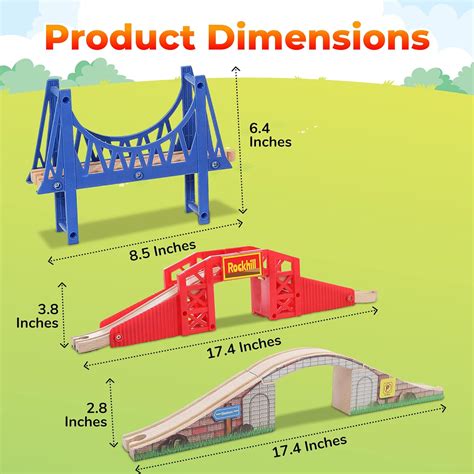 Buy On Track USA Bridge Accessory Train Set: Suspension, Overpass and ...