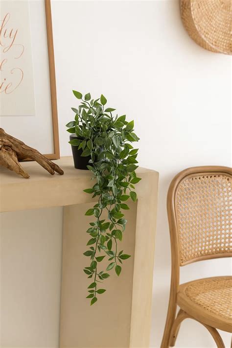 Buy PAPERI Hanging Plants Leaves, Artificial Plants with Pot, Small ...