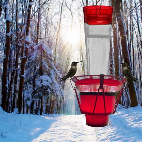 Heated Hummingbird Feeders for Outdoors, Hummingbird Feeder Heater for ...