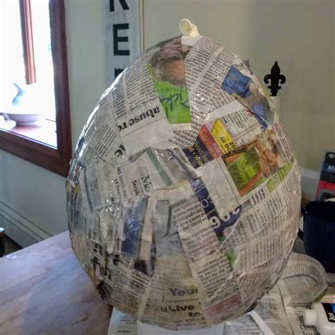 Paper mache balloon beehive pinata - Joyfully Treasured