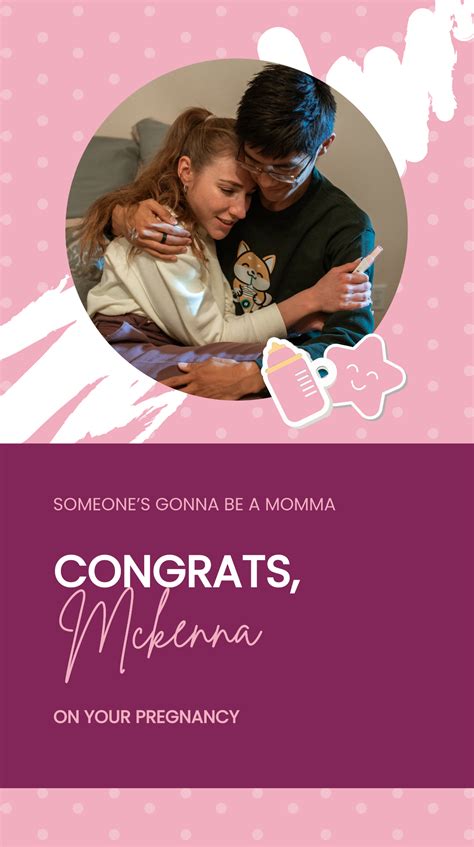 Free Printable Pregnancy Announcement Templates to Customize Online