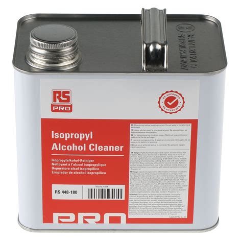 RS PRO 2.5 L Can Isopropyl Alcohol (IPA) for PCBs | RS
