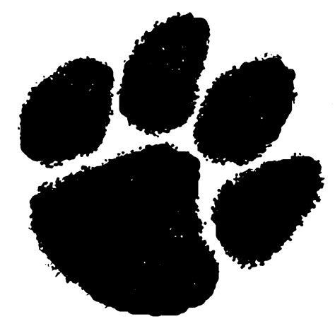 13+ Cougar Paw Print Clip Art - Preview : Blue Cougar Paw C | HDClipartAll