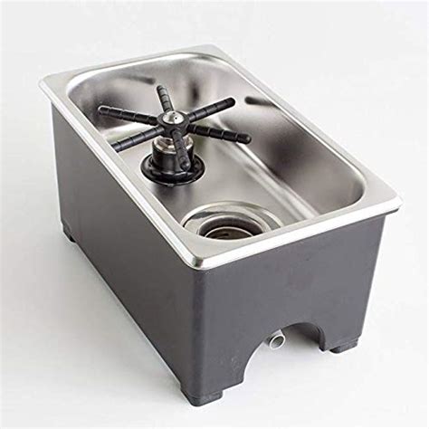 Espresso Parts EPPRCT6102 Counter Top Glass Rinser, 6X10X2, Stainless ...