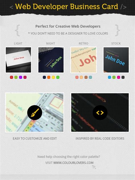 Web Developer Business Card 的图像结果