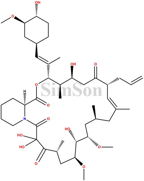 Tacrolimus Open-Ring Impurity | CAS No- 144432-23-5 | Simson Pharma Limited
