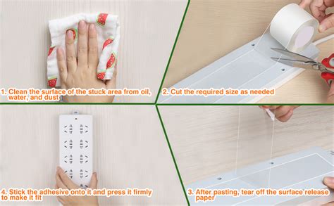 GLUN® Nano Double Sided Tape, 2mm Thick, 1.2 Inch Wide, Transparent ...