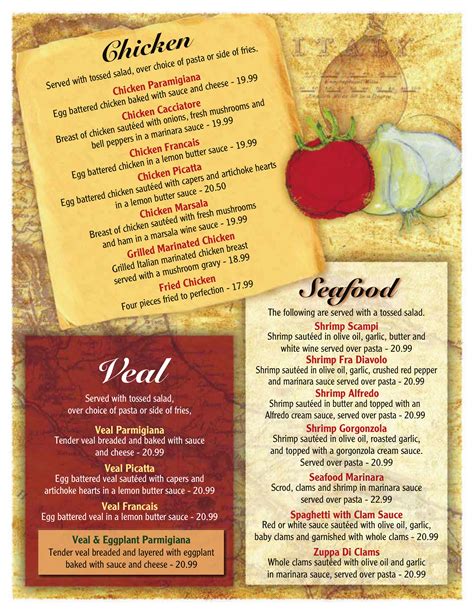 Red Rose Pizzeria menu in Springfield, Massachusetts, USA