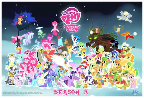 My Little Pony: Friendship Is Magic HD Wallpaper - Season 3 by Blue ...