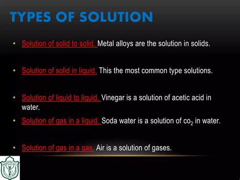 Image result for Different Types of Solution Class 9