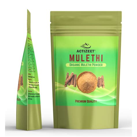 ACTIZEET® Organic Mulethi Powder (200gm) : Amazon.in: Health & Personal ...