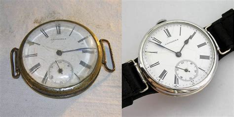 Реставрация (ремонт) старинных часов LONGINES начала XX века