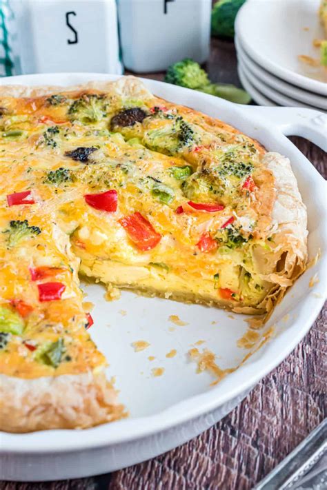 Easy Veggie Quiche Recipe