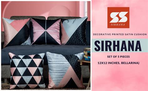 Buy Sirhana Ballerina Pink Decorative Printed Satin Cushion/Throw ...