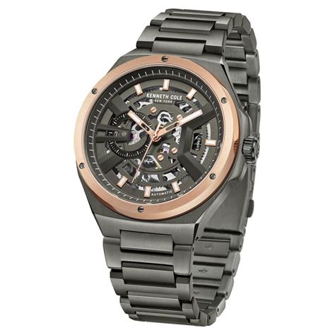 Buy Online Kenneth Cole Automatic Analog Black dial Stainless Steel ...