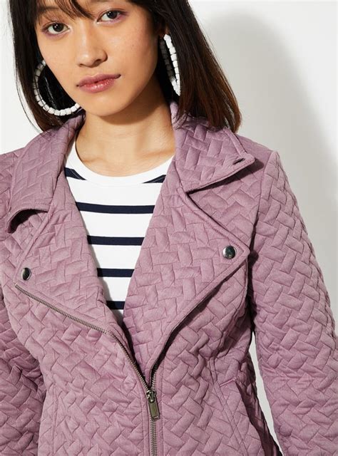 Buy URB_N Women Quilted Biker Jacket Online at just Rs. 1499.0 ...