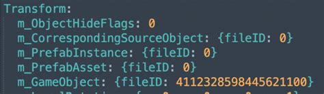 了解Unity的序列化语言：YAML