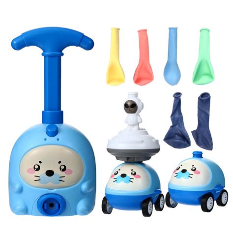Balloon Toy Car Launcher Power Air Science Educational Aerodynamic Toys Zoom Vehicle Preschool ...