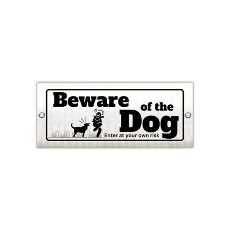 BEWARE OF THE DOG, GATE SIGNBOARD Reflective Signboard