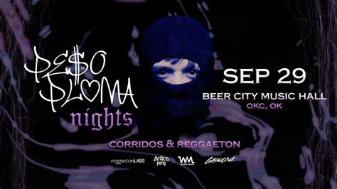 Bélico Party Presents: Peso Pluma Nights, Beer City Music Hall, Midwest ...