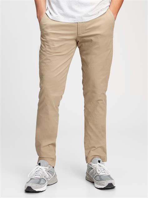 Skinny Fit Khakis For Men