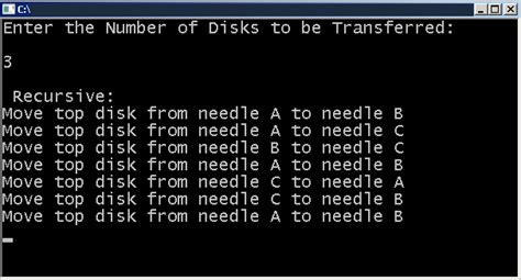 Image result for Tower of Hanoi Using Recursion in C