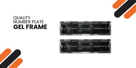 Buy Stylish Car & Bike Number Plate Gel Frames Online | Autocraft