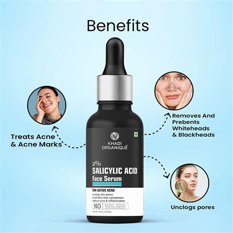 Khadi Organique Salicylic Acid 2% + Hyaluronic Acid 1% Clarifying Face