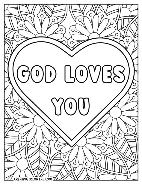 Printable God Coloring Pages