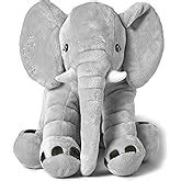 Buy DearJoy Polyester Big Size Fibre Filled Stuffed Animal Elephant ...
