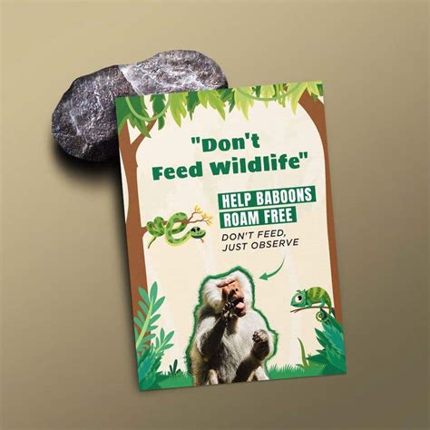 Entry #437 by flydesigns22 for Don't Feed wildlife poster design ...