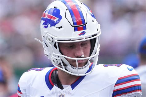 What happened to Josh Allen's nose? Explaining bloody injury that ...
